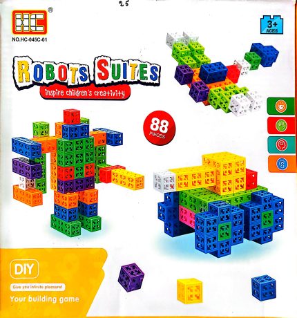 Bloques de Construcción: Robots Suites (88 Piezas)