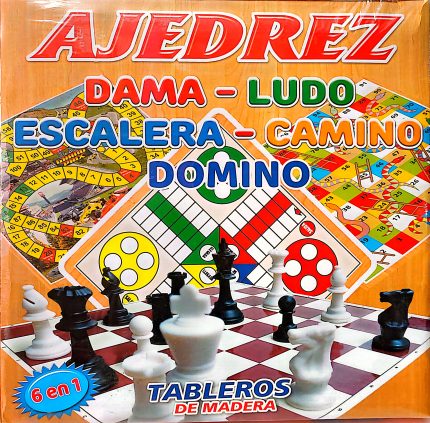 Set de Mesa 6 en 1: Diversión y Estrategia