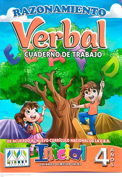 🅰️✨ Cuaderno de trabajo de Razonamiento Verbal para niños de 4 años ✨ 🅱️